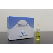 Alpha Pharma тренболон гексагидробензилкарбонат Parabolin (5 ампул/76.5мг Индия)